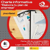 Charla Informativa - Elabora tu plan de empresa